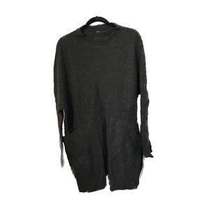 Free People Long Wool Sweater w/ pockets